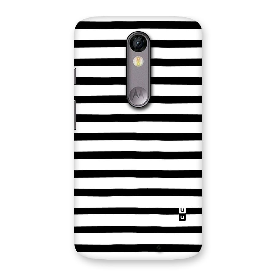 Elegant Basic Stripes Back Case for Moto X Force