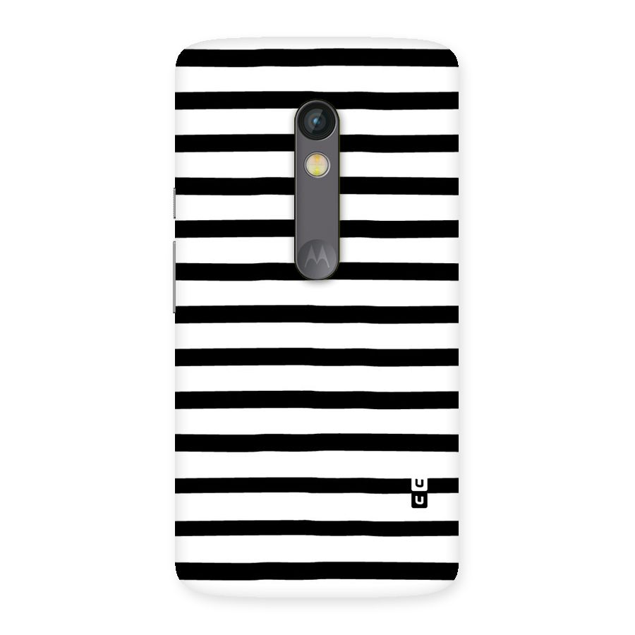 Elegant Basic Stripes Back Case for Moto X Play