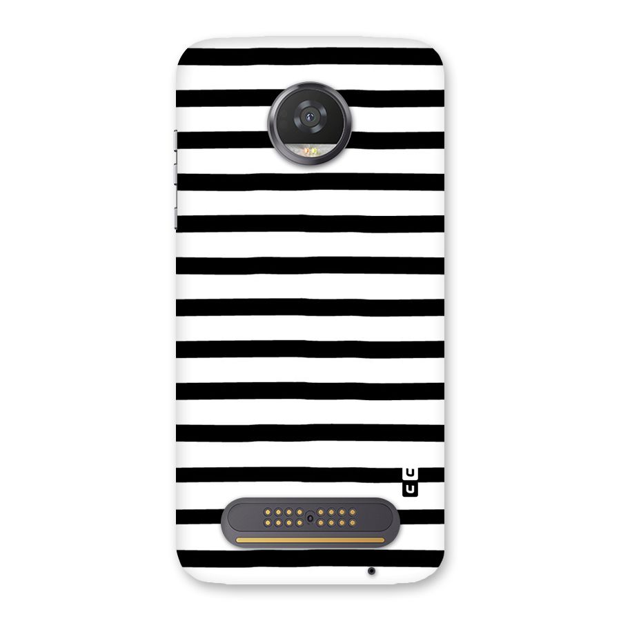 Elegant Basic Stripes Back Case for Moto Z2 Play