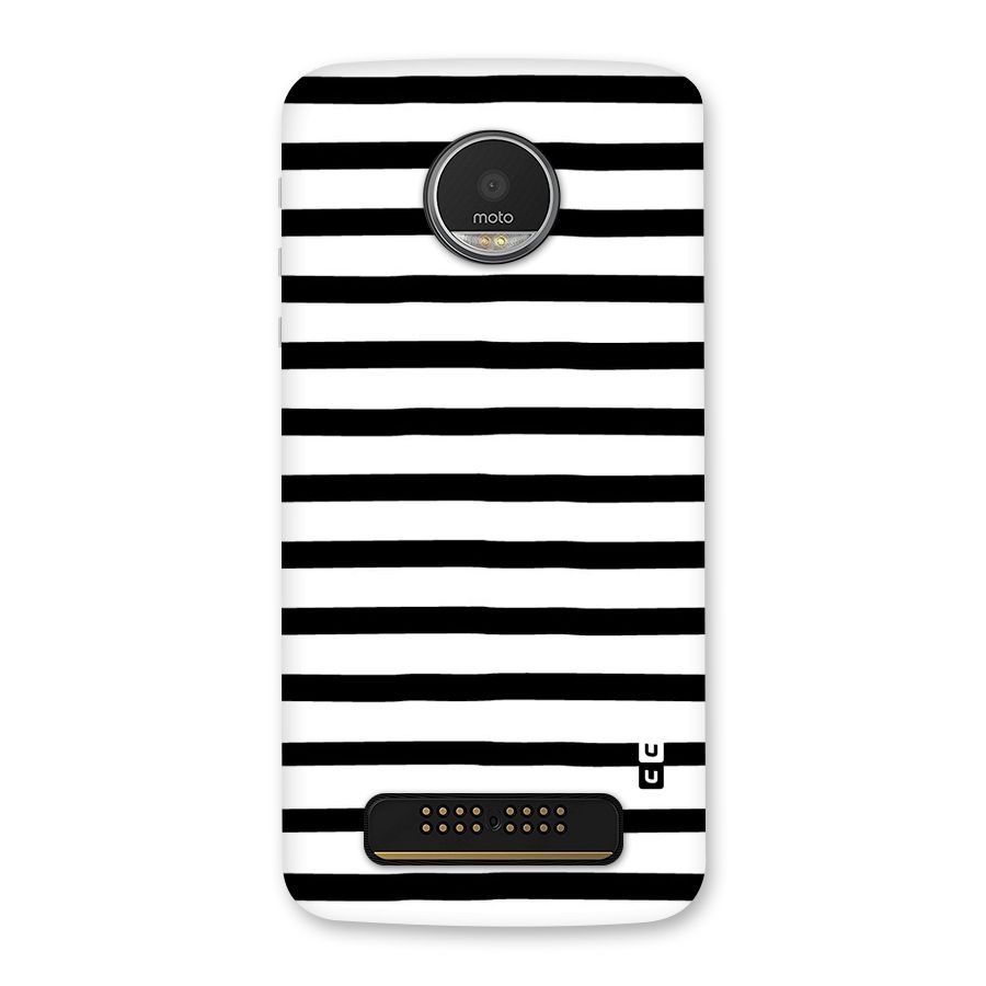 Elegant Basic Stripes Back Case for Moto Z Play