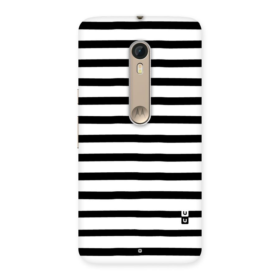 Elegant Basic Stripes Back Case for Motorola Moto X Style