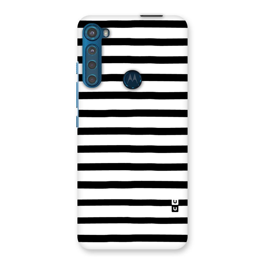 Elegant Basic Stripes Back Case for Motorola One Fusion Plus