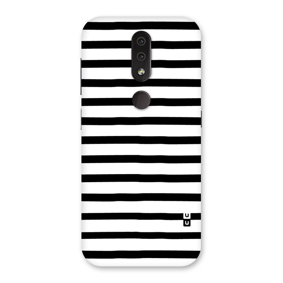 Elegant Basic Stripes Back Case for Nokia 4.2
