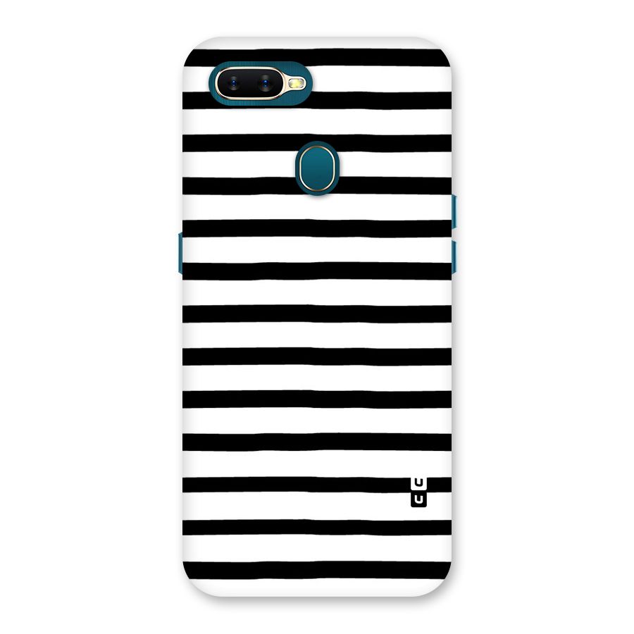 Elegant Basic Stripes Back Case for Oppo A11k