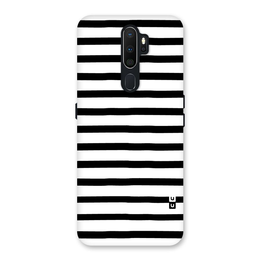 Elegant Basic Stripes Back Case for Oppo A5 (2020)
