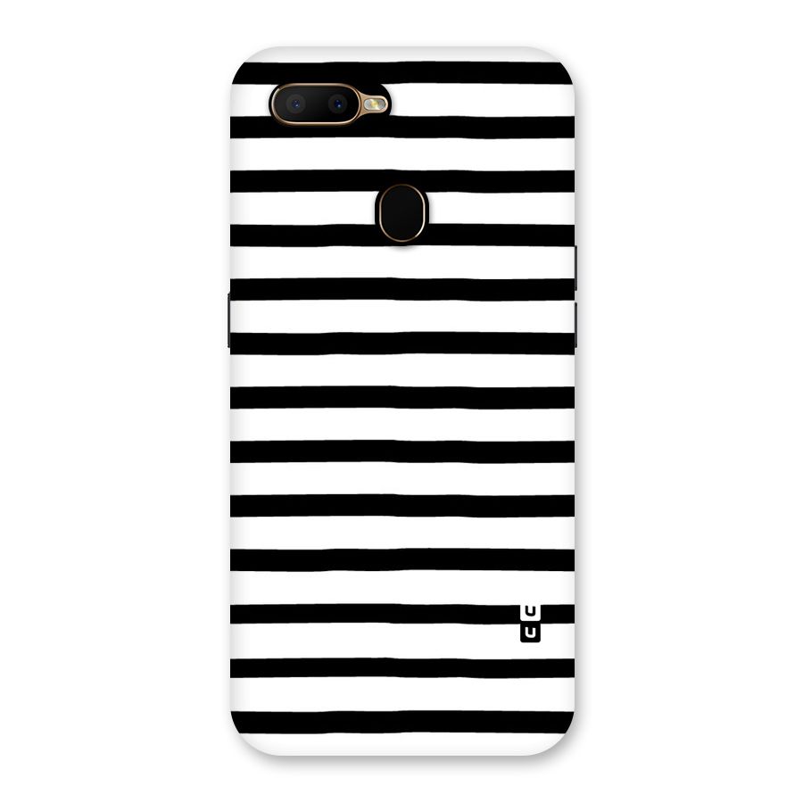 Elegant Basic Stripes Back Case for Oppo A5s