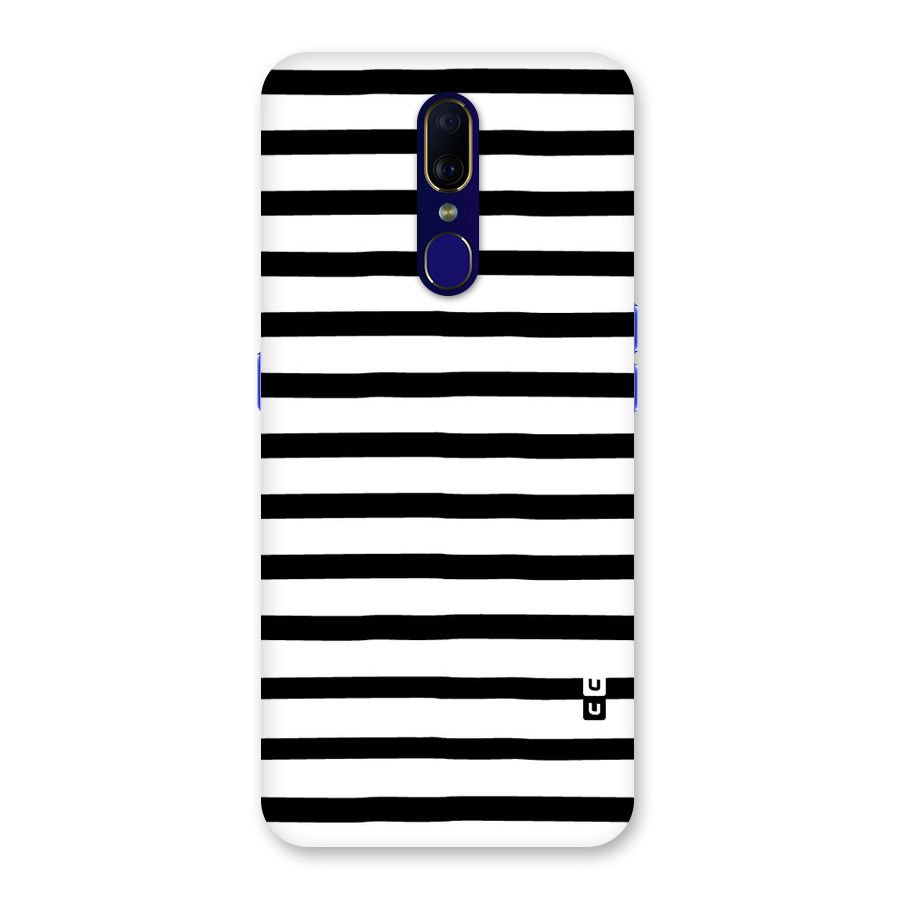 Elegant Basic Stripes Back Case for Oppo A9