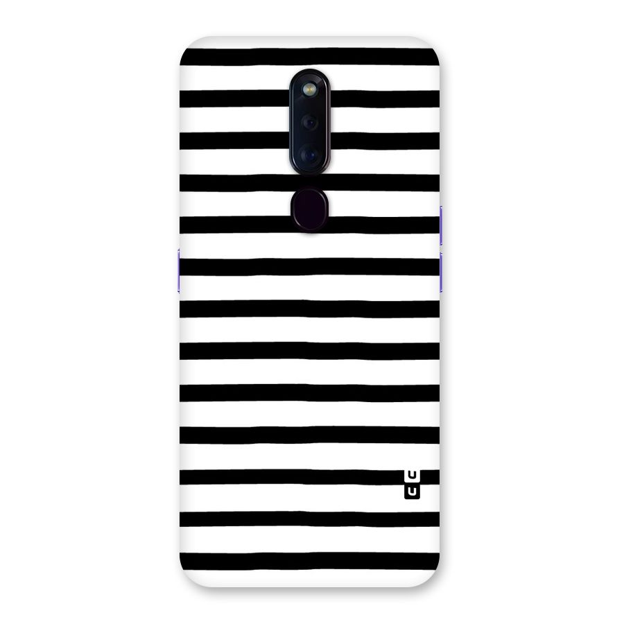 Elegant Basic Stripes Back Case for Oppo F11 Pro