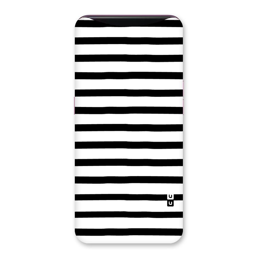 Elegant Basic Stripes Back Case for Oppo Find X