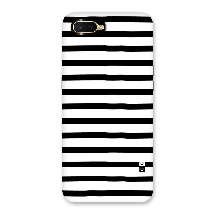 Elegant Basic Stripes Back Case for Oppo K1