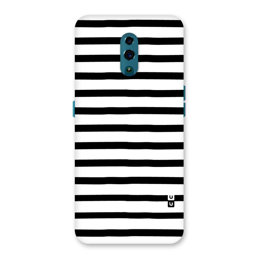 Elegant Basic Stripes Back Case for Oppo Reno