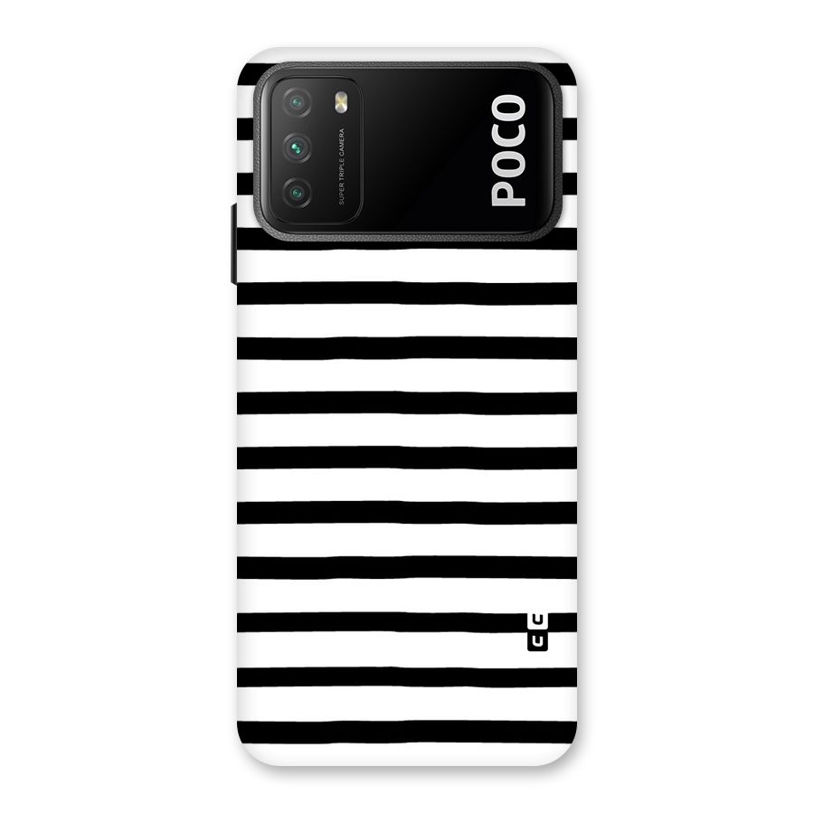 Elegant Basic Stripes Back Case for Poco M3