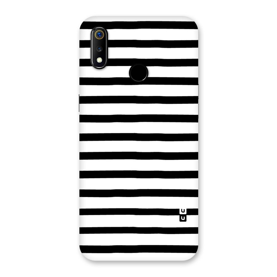Elegant Basic Stripes Back Case for Realme 3