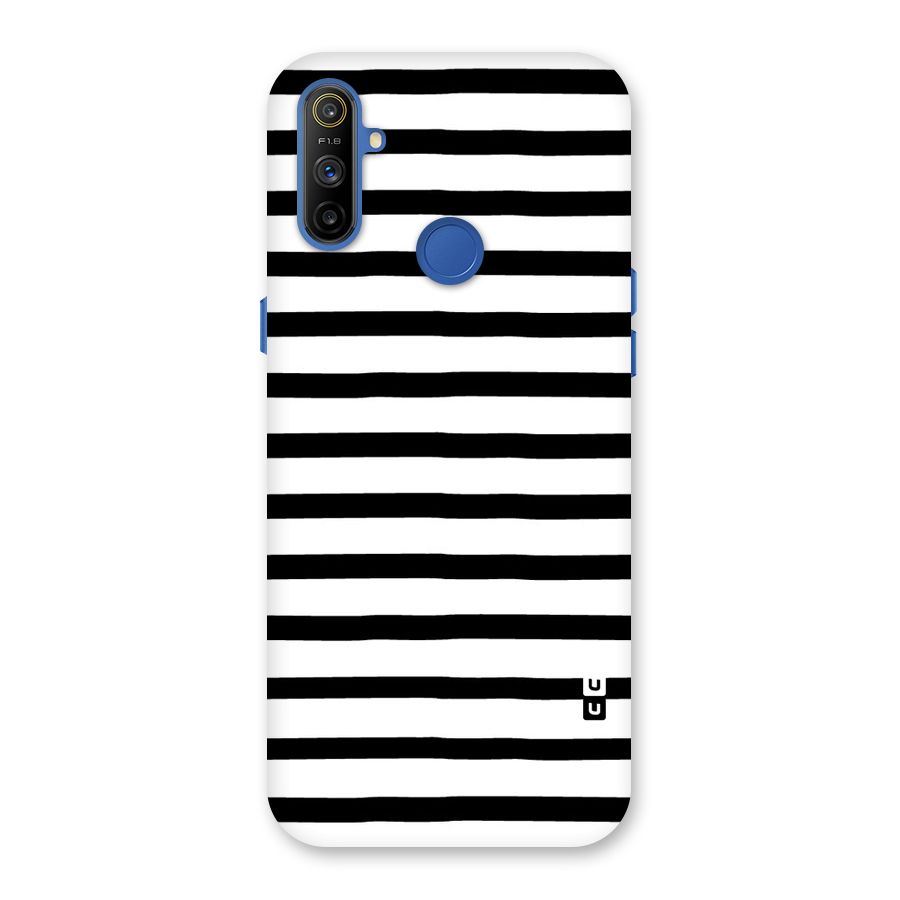 Elegant Basic Stripes Back Case for Realme Narzo 10A