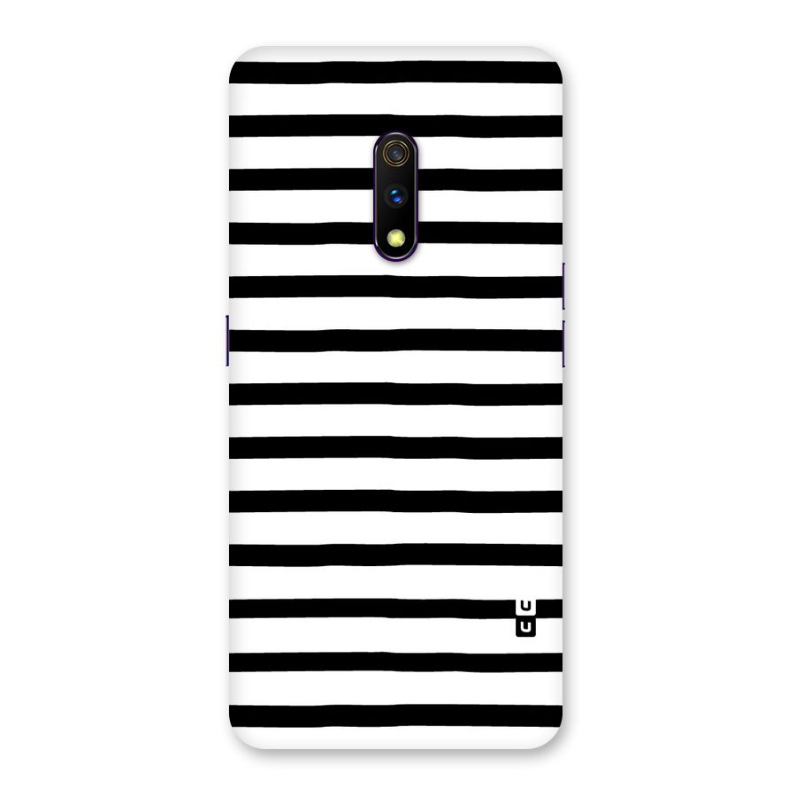 Elegant Basic Stripes Back Case for Realme X