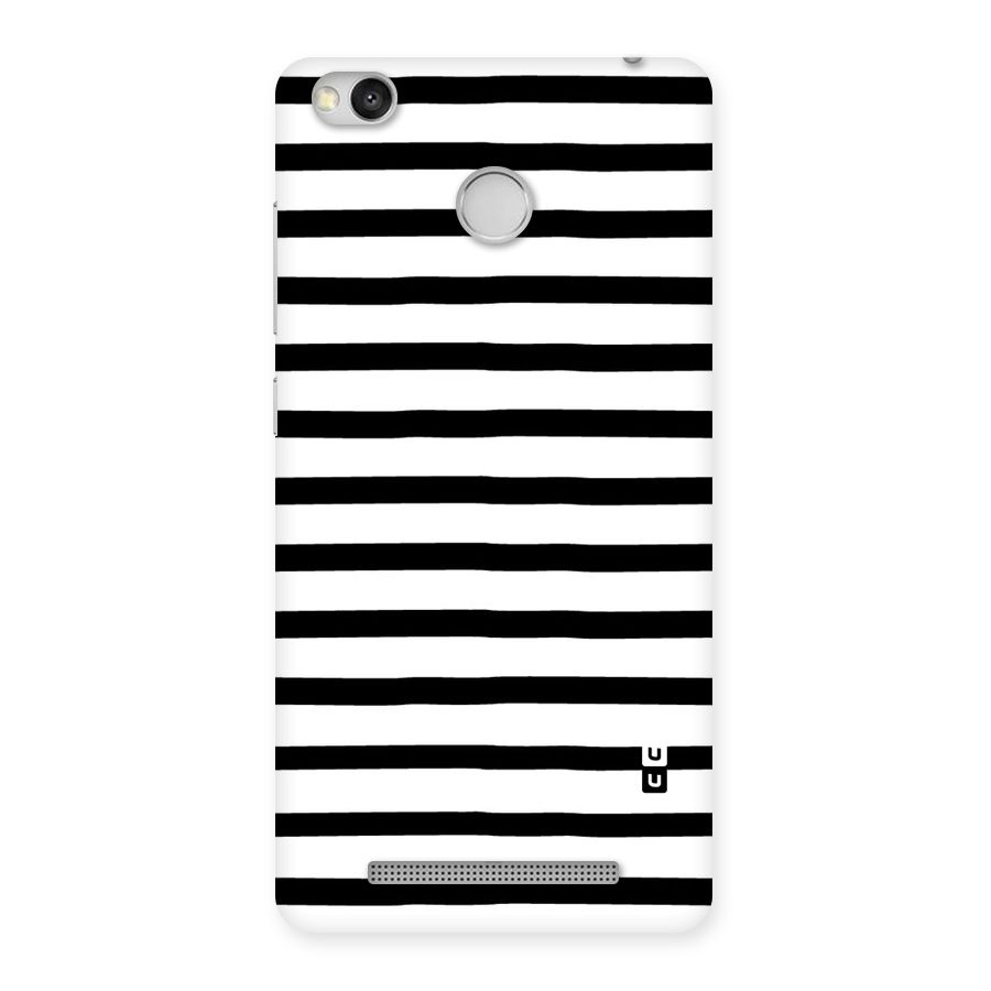 Elegant Basic Stripes Back Case for Redmi 3S Prime