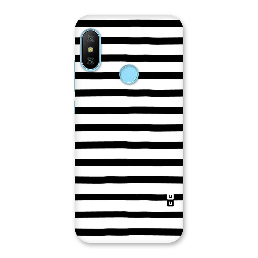 Elegant Basic Stripes Back Case for Redmi 6 Pro