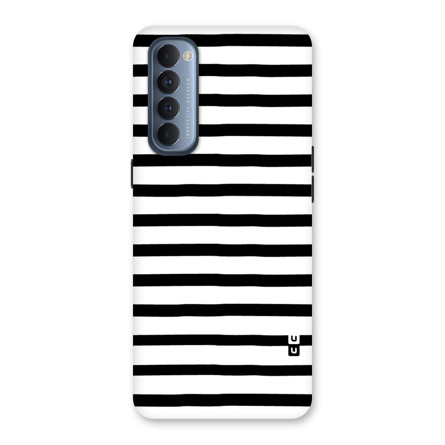 Elegant Basic Stripes Back Case for Reno4 Pro