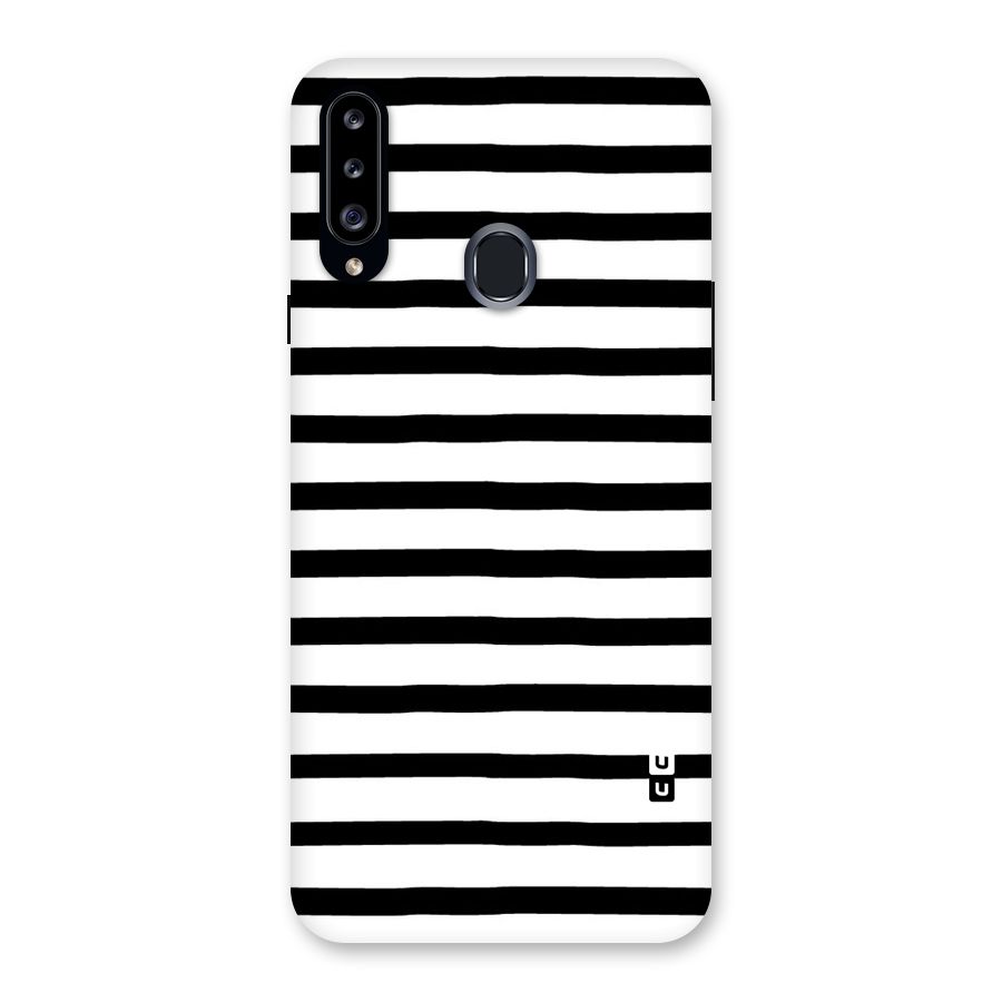 Elegant Basic Stripes Back Case for Samsung Galaxy A20s