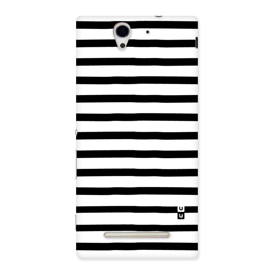 Elegant Basic Stripes Back Case for Sony Xperia C3