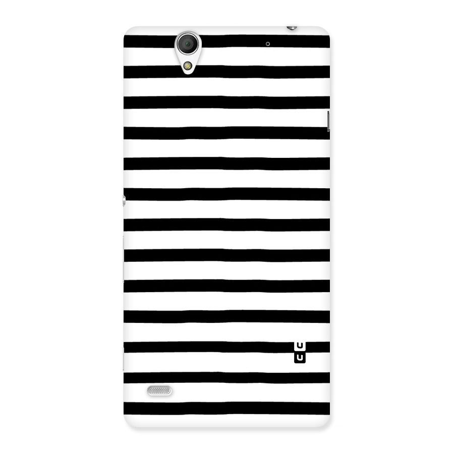 Elegant Basic Stripes Back Case for Sony Xperia C4