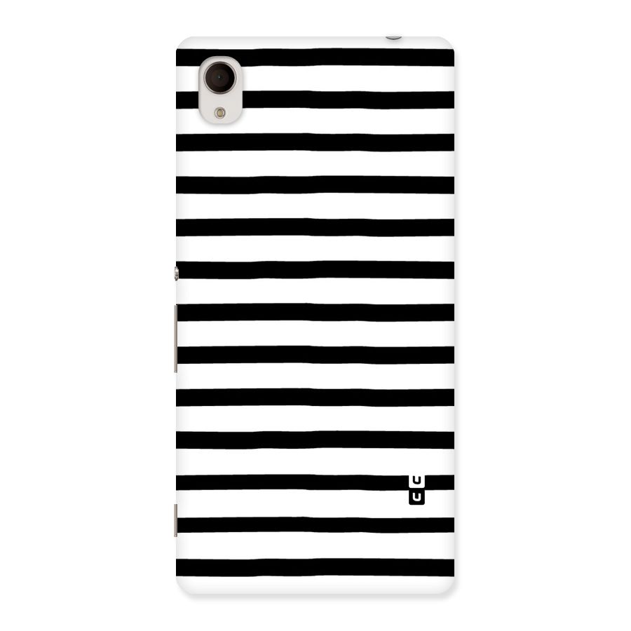 Elegant Basic Stripes Back Case for Sony Xperia M4