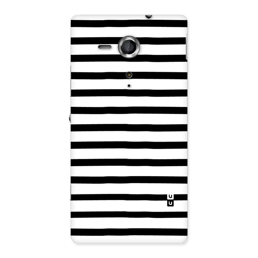 Elegant Basic Stripes Back Case for Sony Xperia SP