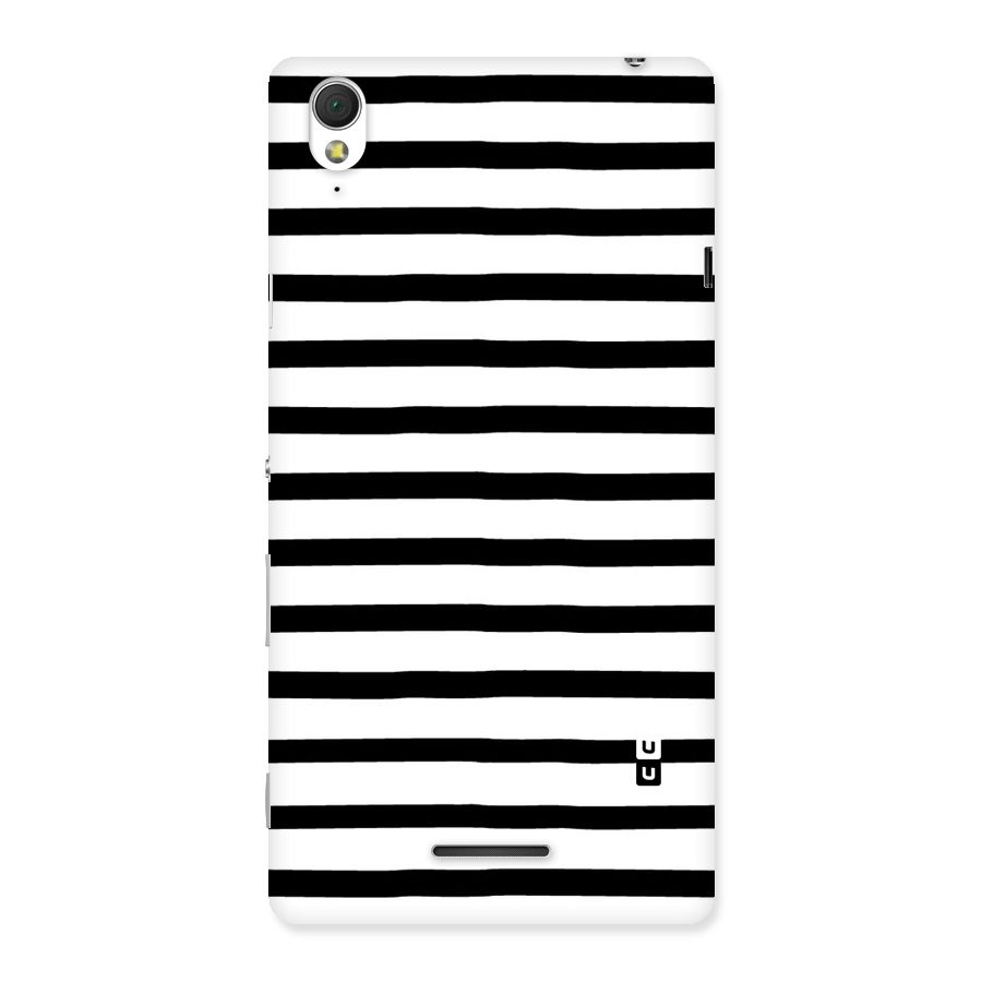 Elegant Basic Stripes Back Case for Sony Xperia T3