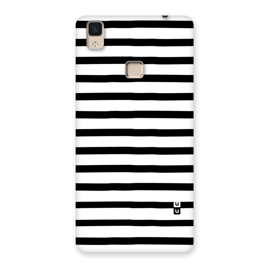 Elegant Basic Stripes Back Case for V3 Max