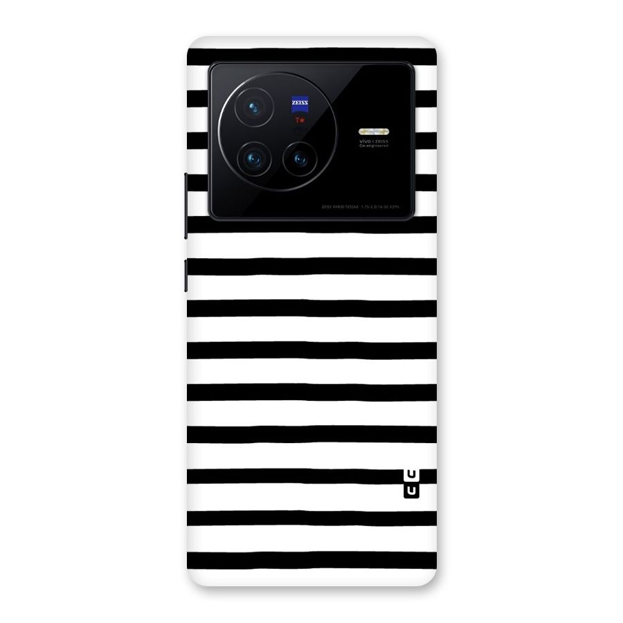 Elegant Basic Stripes Back Case for Vivo X80