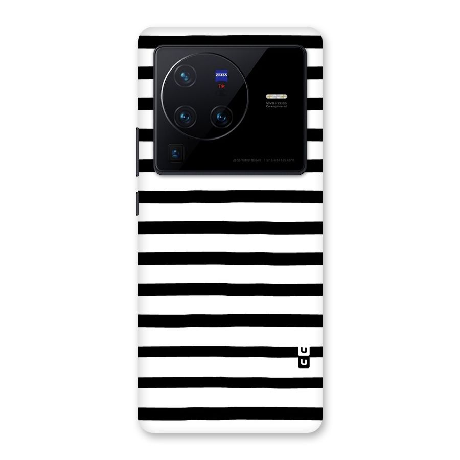 Elegant Basic Stripes Back Case for Vivo X80 Pro
