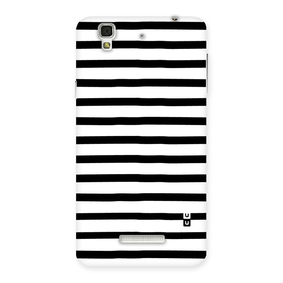 Elegant Basic Stripes Back Case for Yu Yureka