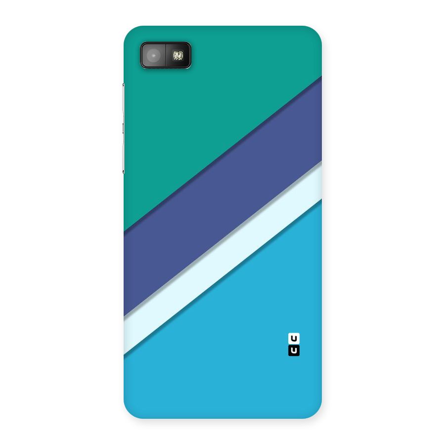 Elegant Colored Stripes Back Case for Blackberry Z10