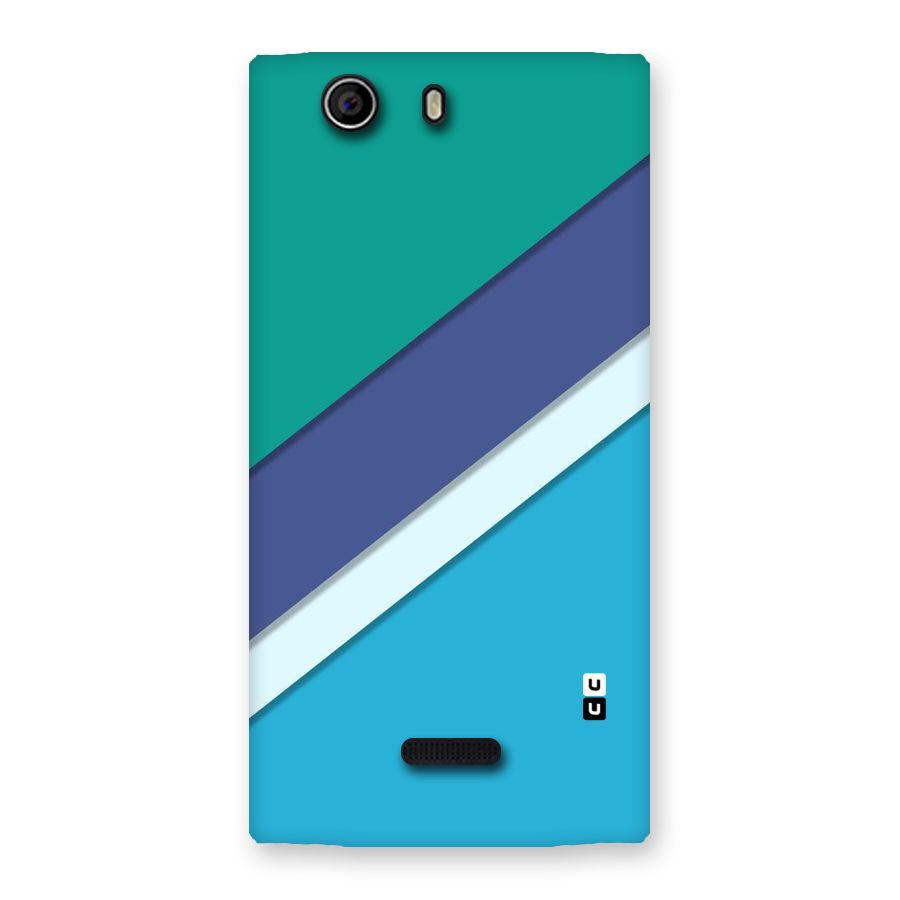 Elegant Colored Stripes Back Case for Canvas Nitro 2 E311