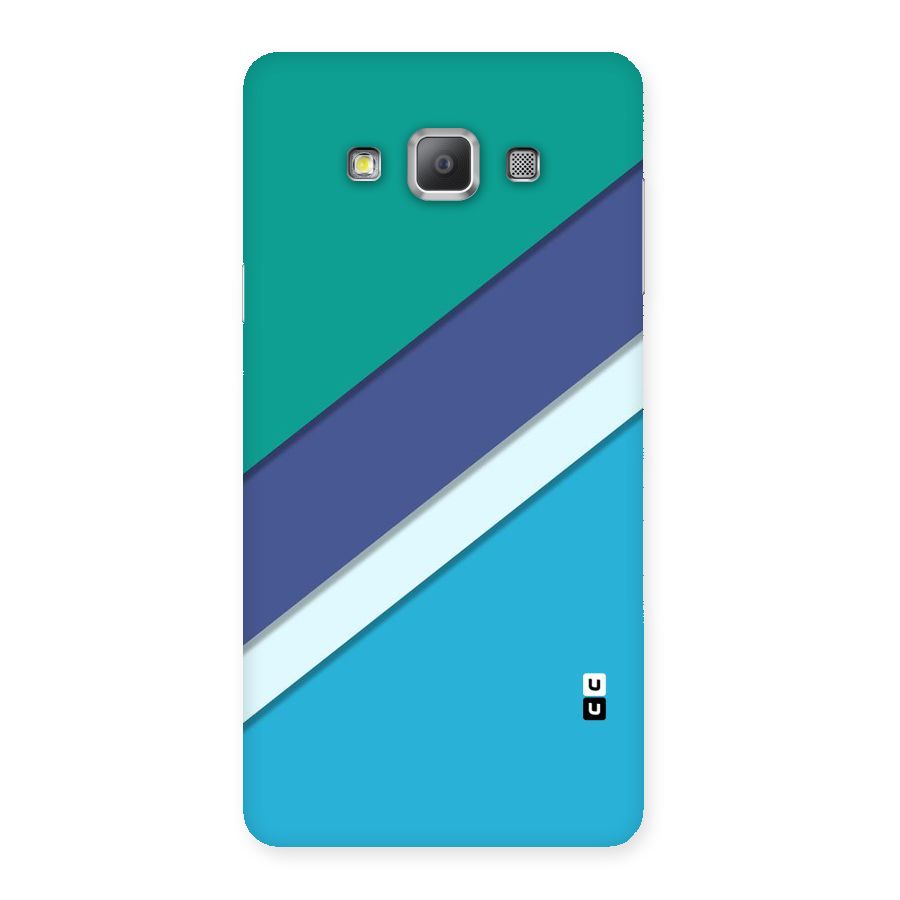 Elegant Colored Stripes Back Case for Galaxy A7