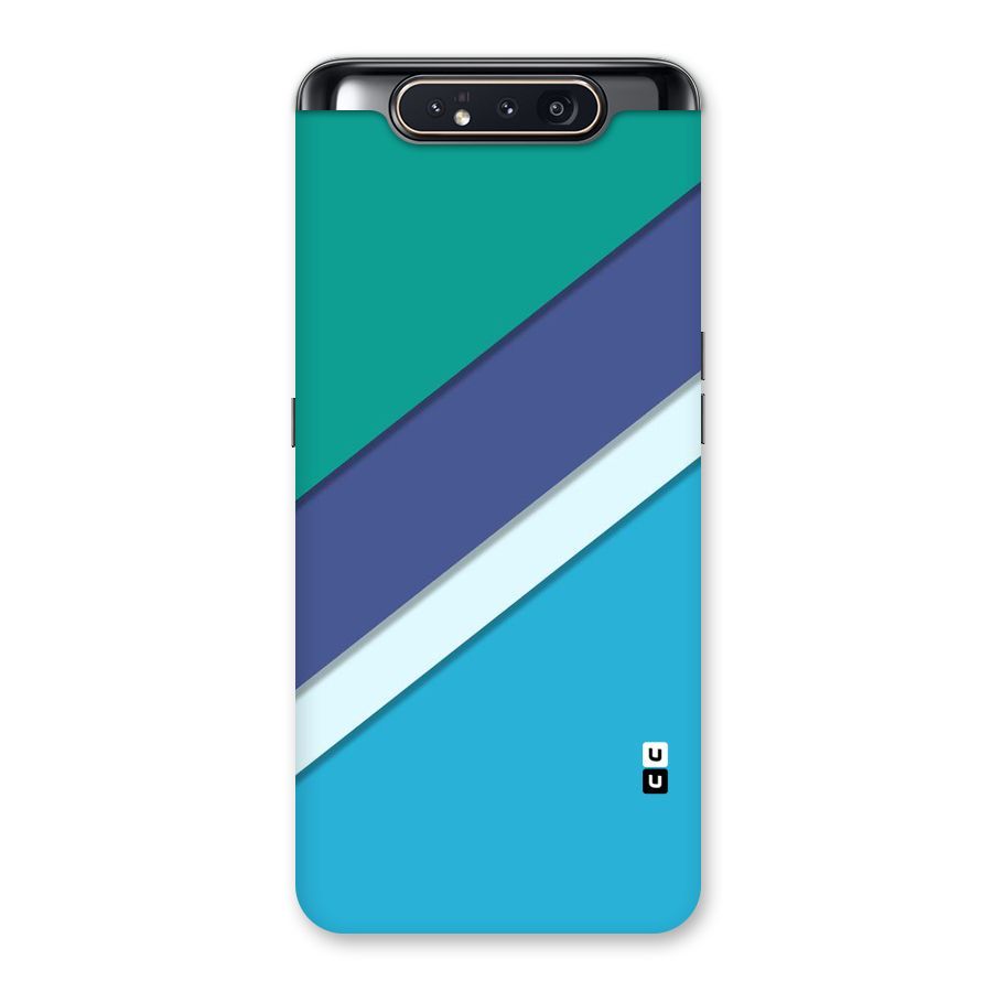 Elegant Colored Stripes Back Case for Galaxy A80
