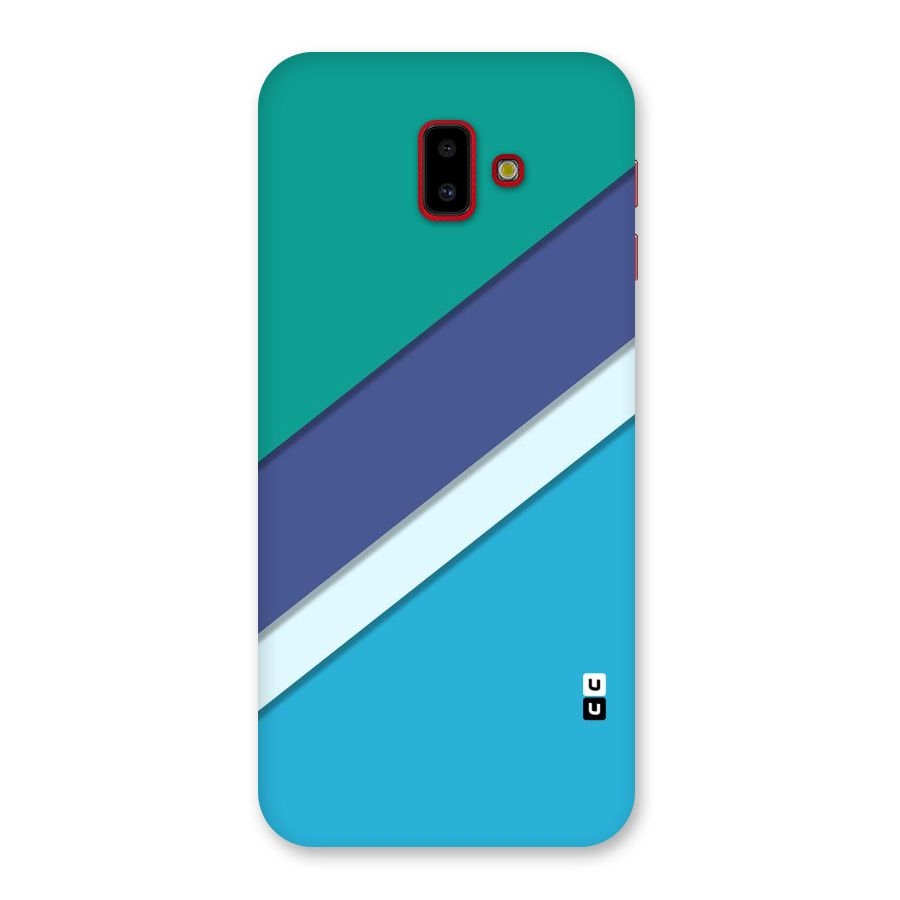 Elegant Colored Stripes Back Case for Galaxy J6 Plus