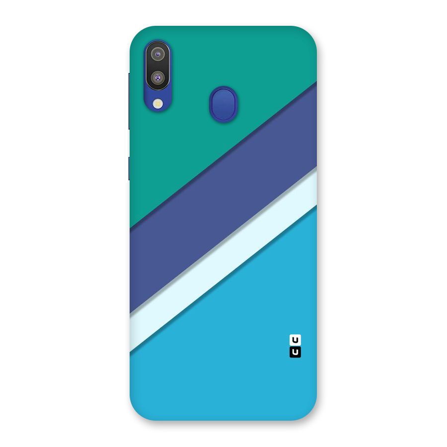 Elegant Colored Stripes Back Case for Galaxy M20