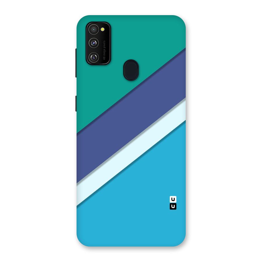 Elegant Colored Stripes Back Case for Galaxy M30s