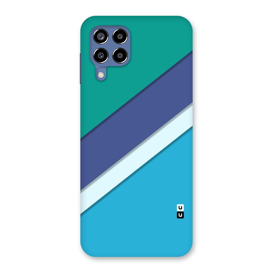 Elegant Colored Stripes Back Case for Galaxy M53 5G