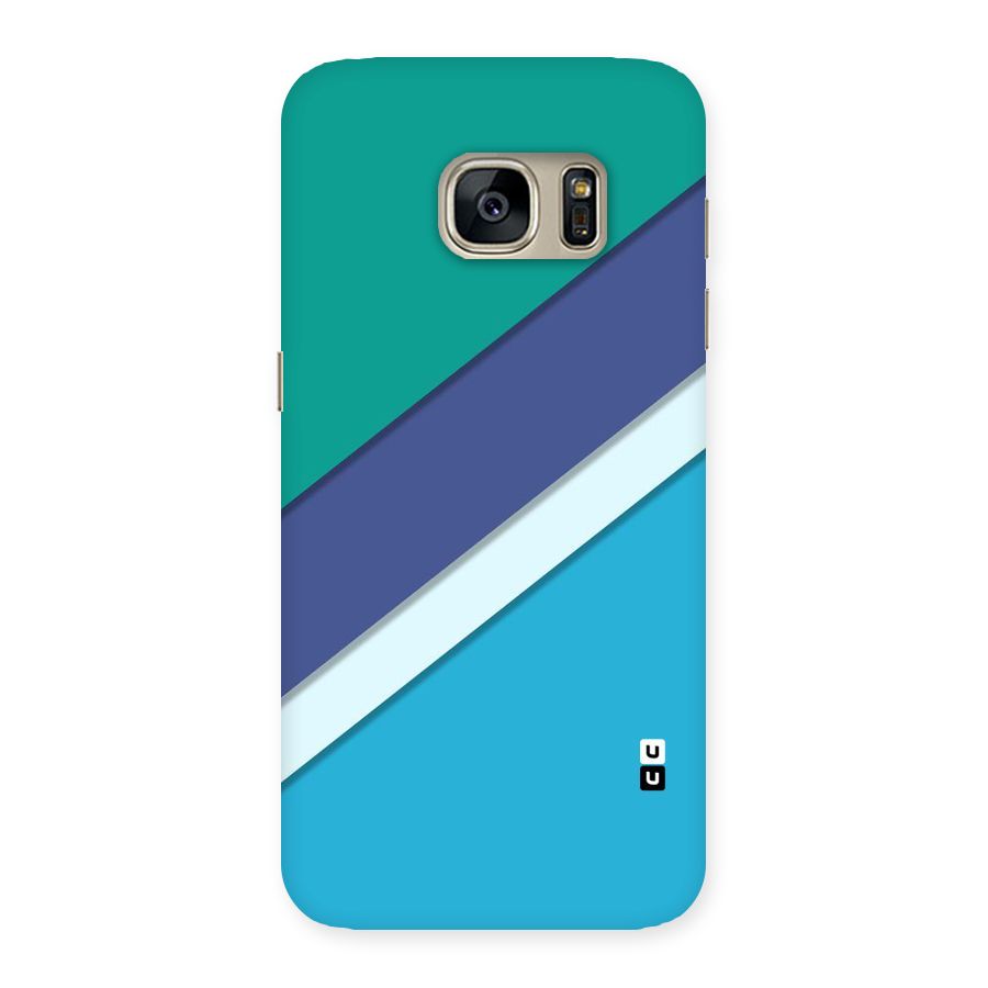 Elegant Colored Stripes Back Case for Galaxy S7