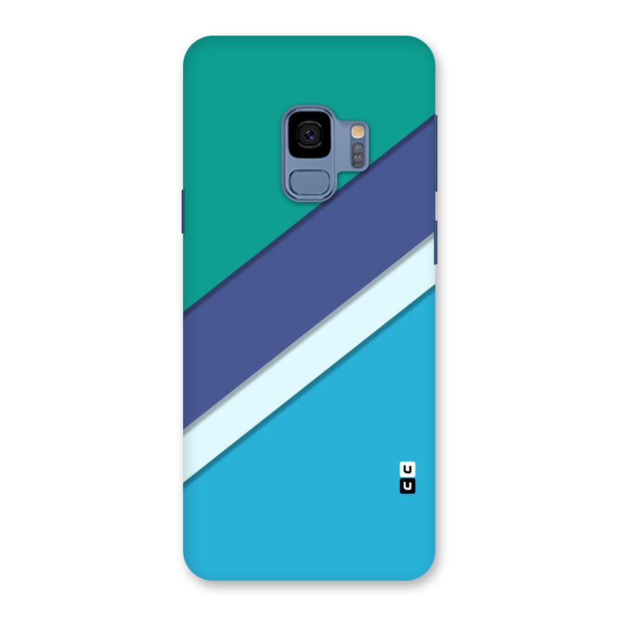 Elegant Colored Stripes Back Case for Galaxy S9