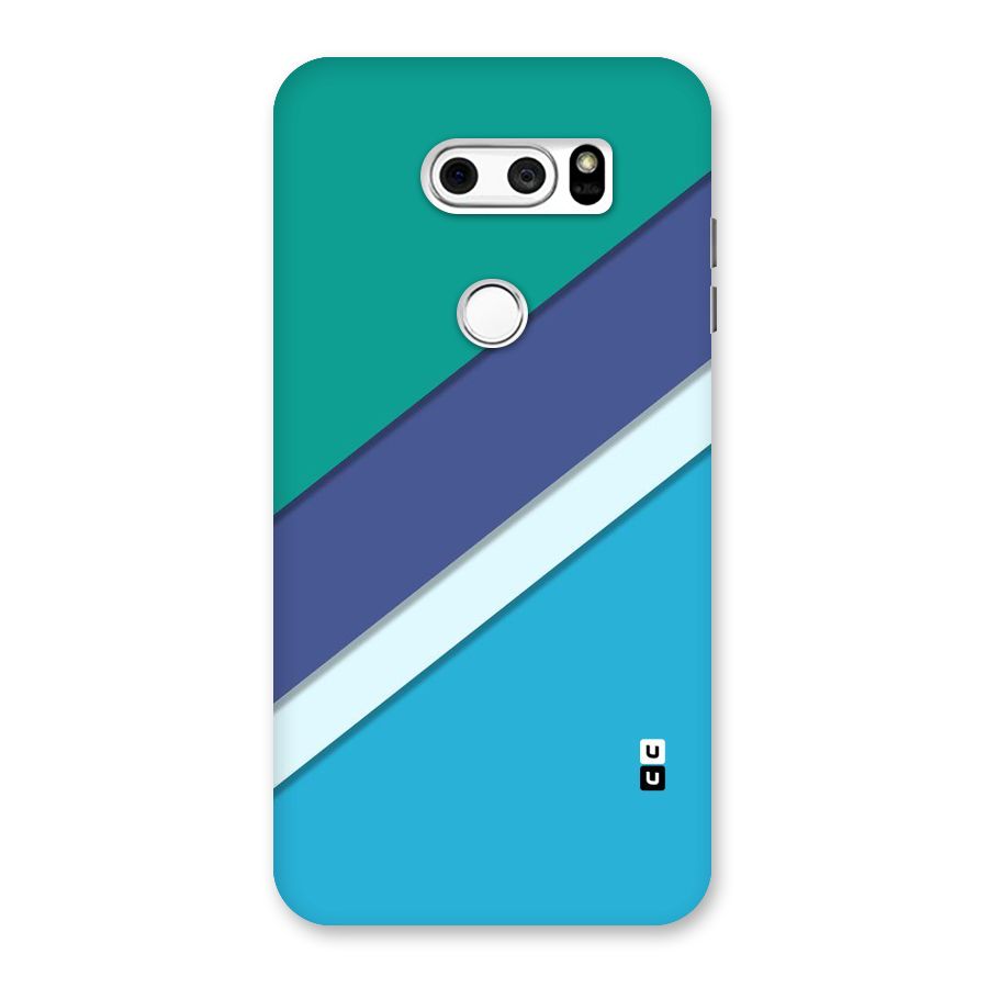 Elegant Colored Stripes Back Case for LG V30