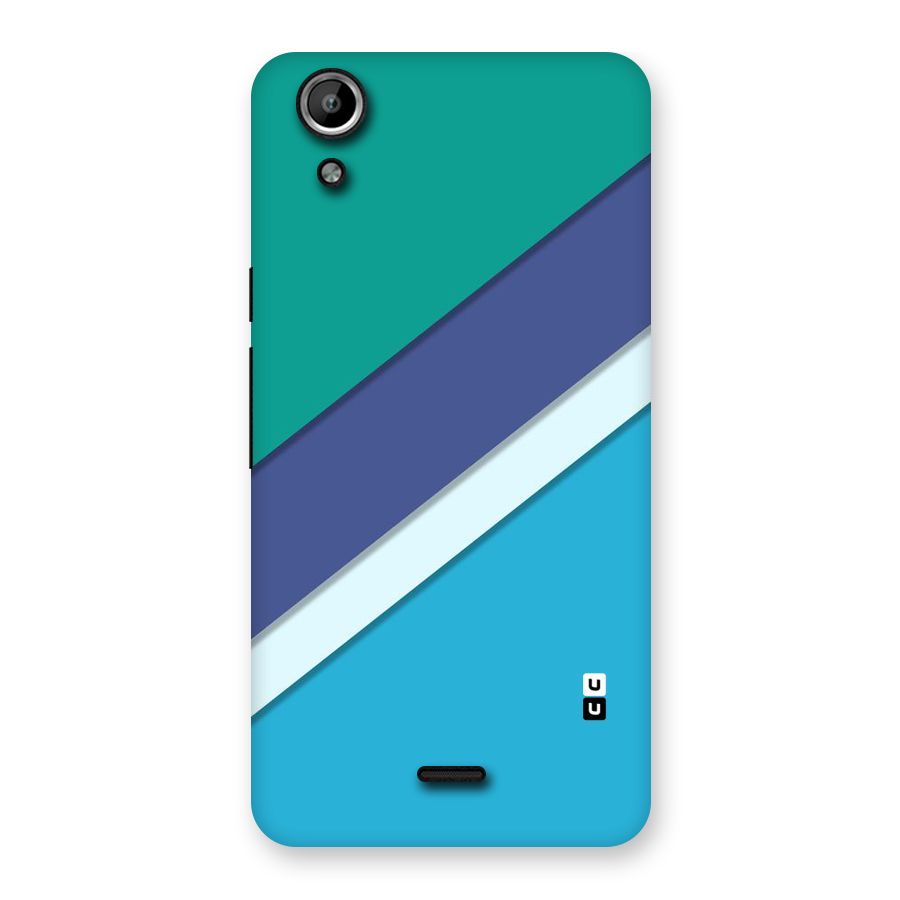 Elegant Colored Stripes Back Case for Micromax Canvas Selfie Lens Q345
