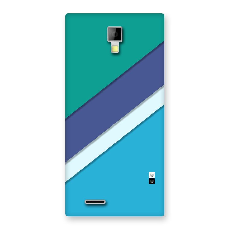 Elegant Colored Stripes Back Case for Micromax Canvas Xpress A99