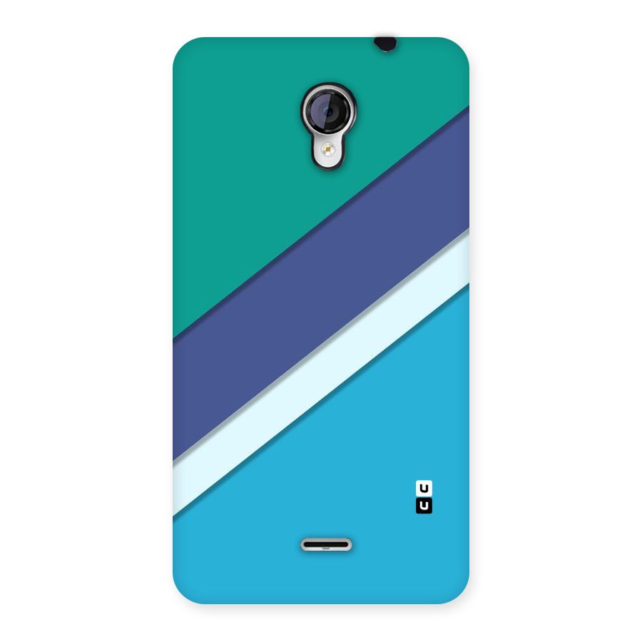 Elegant Colored Stripes Back Case for Micromax Unite 2 A106
