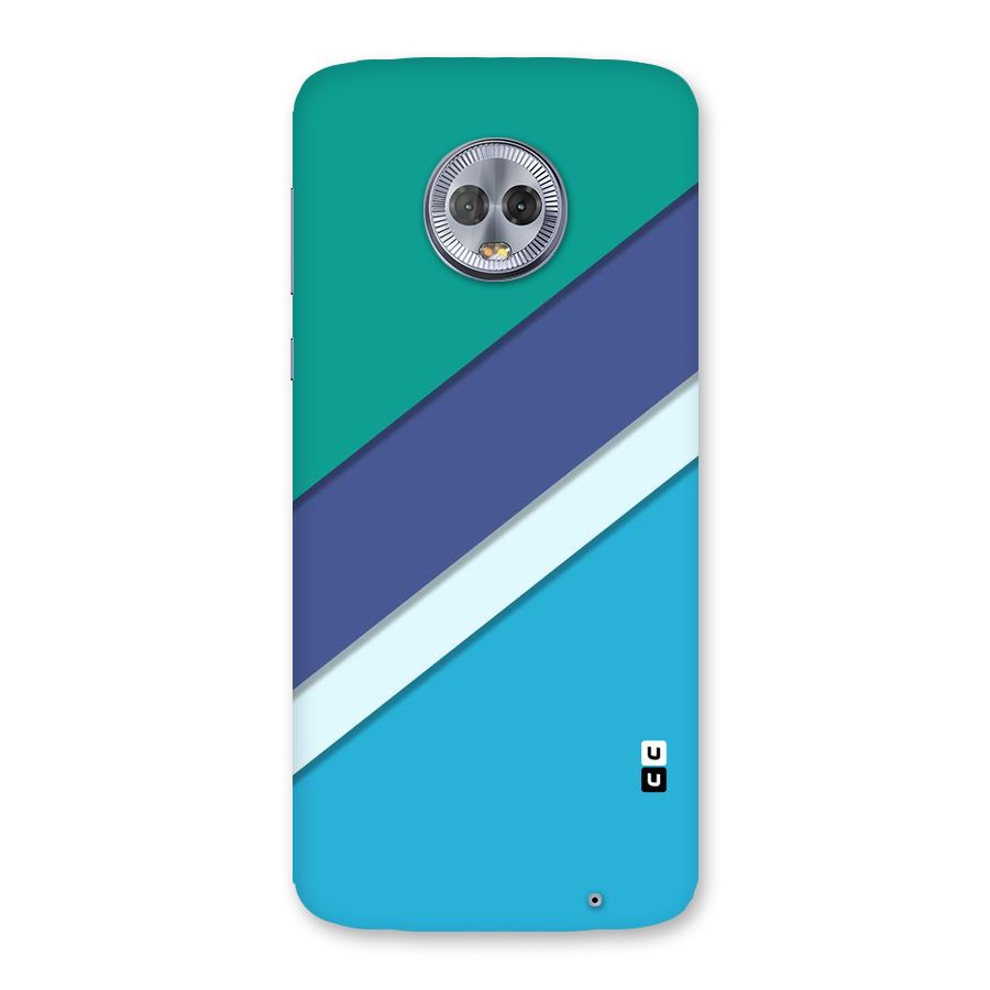 Elegant Colored Stripes Back Case for Moto G6 Plus
