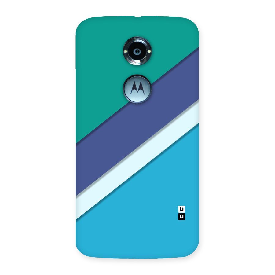 Elegant Colored Stripes Back Case for Moto X 2nd Gen