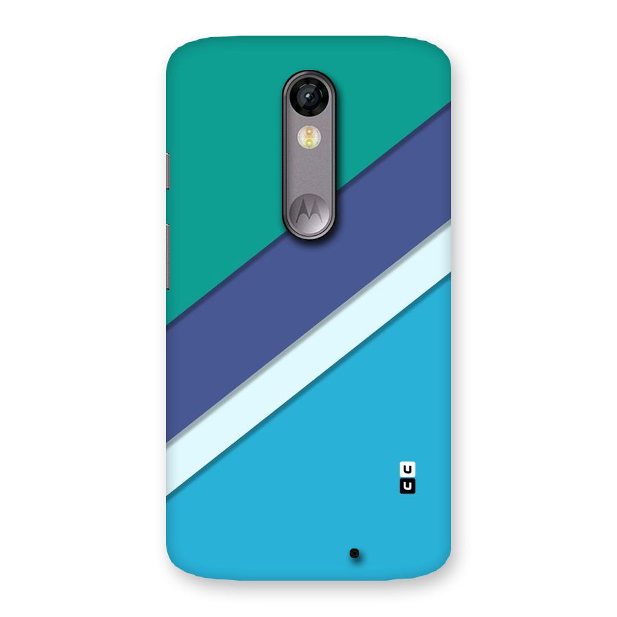 Elegant Colored Stripes Back Case for Moto X Force