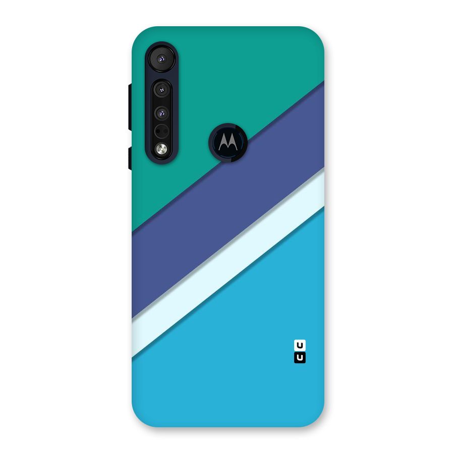 Elegant Colored Stripes Back Case for Motorola One Macro
